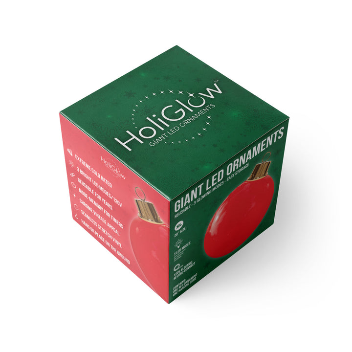 Red HoliGlow® Ornament - 20"