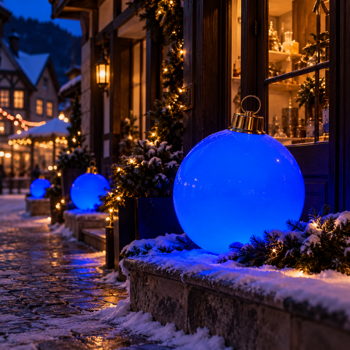 Blue LED Ornament - 28"