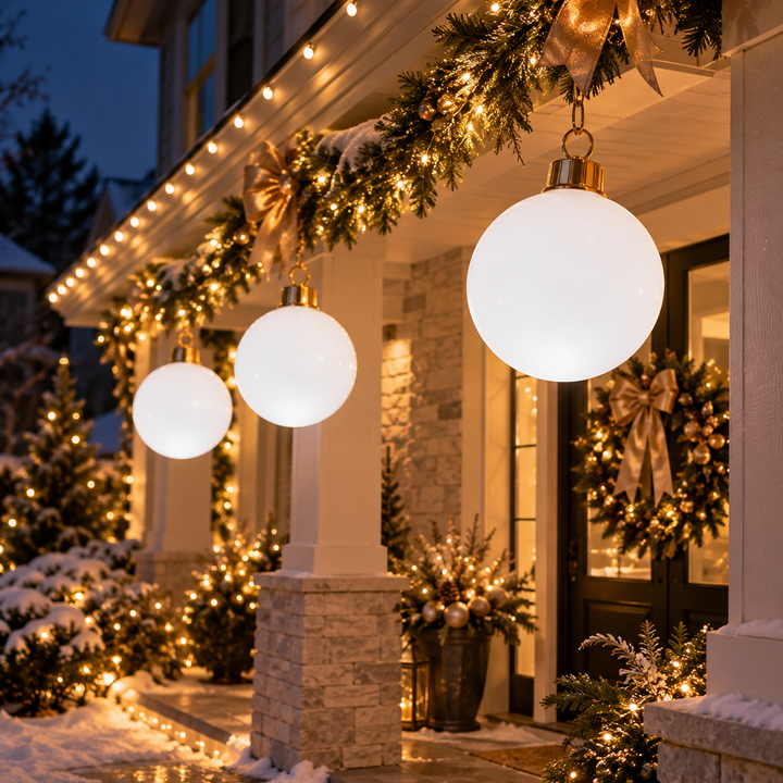 White LED Ornament - 28"