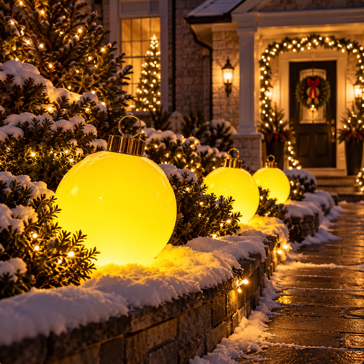 Yellow LED Ornament -  28"