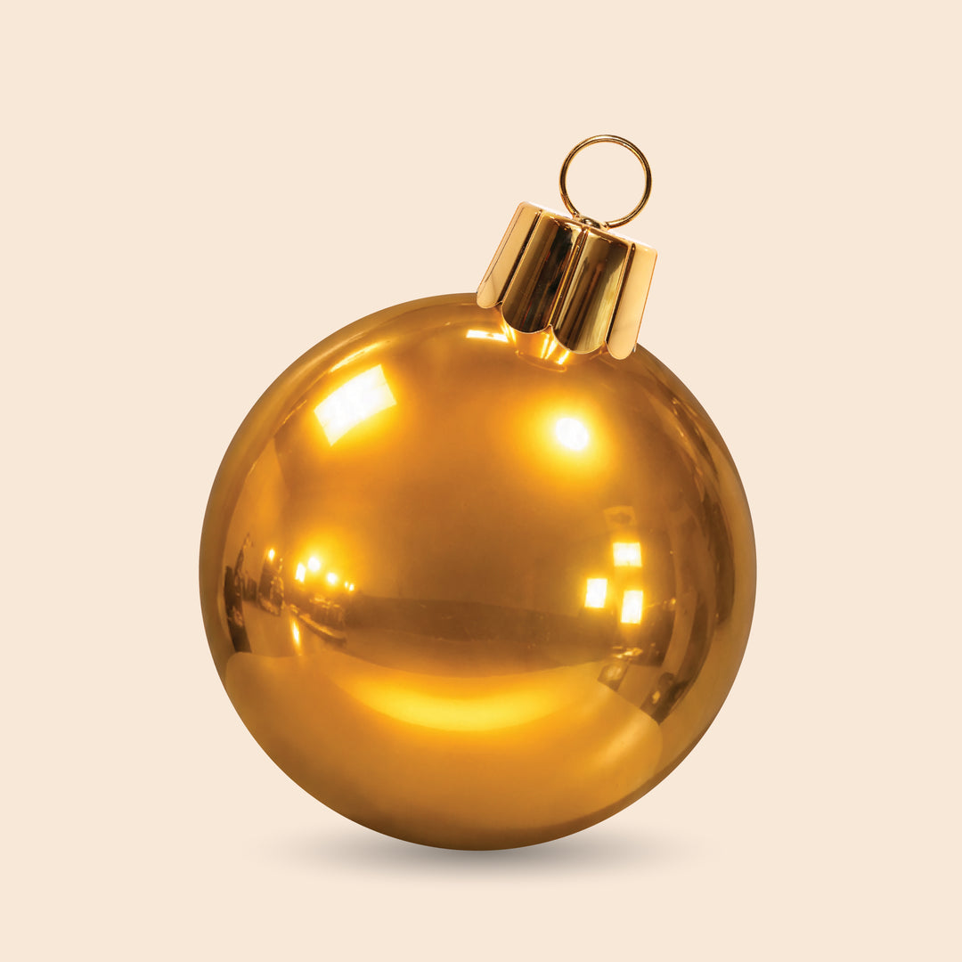 Gold Classic HoliGlow® Ornament - 28"