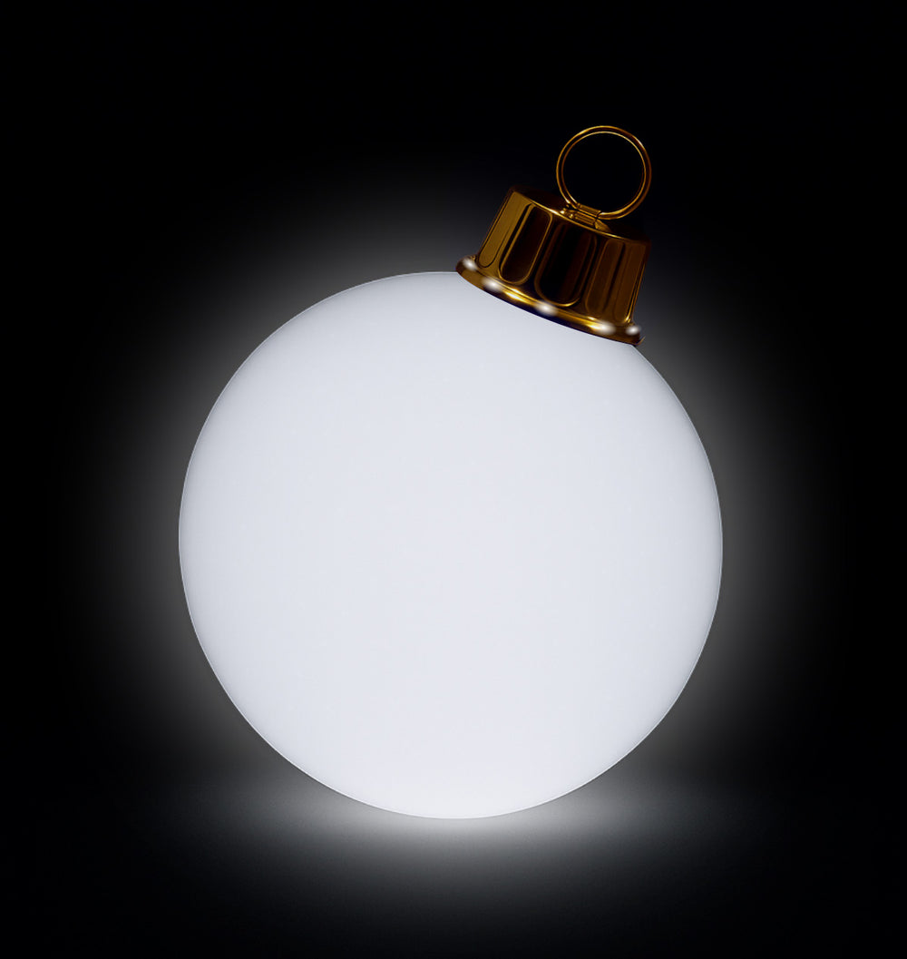 White HoliGlow® Ornament - 20" (6-Pack)